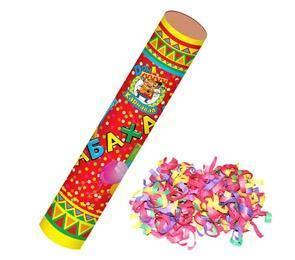 Хлопушка , бабахалка , серпантин ( бумажный) , 15 см, X-1454 Хлопушка , бабахалка , серпантин ( бумажный) , 15 см, X-1454