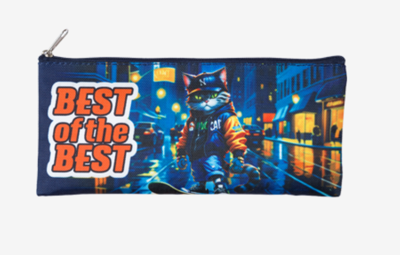 Пенал 'Attomex. Best Of The Best' 21,5x9x1 см, плоский для 35 предметов, 7024500