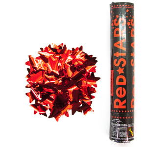 Пневмохлопушка (12/30 см), Металлизированные сердца , красный, 823127 Пневмохлопушка (12/30 см), Металлизированные сердца , красный, 823127