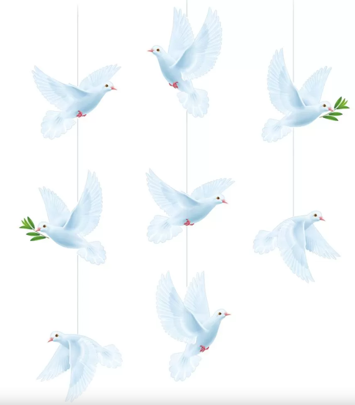 Набор оформительский 'Голуби на шнурках', 59.436.00