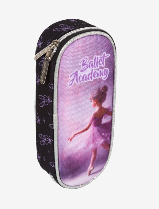 Пенал 'deVENTE. Ballet Academy' 21x8x5 см, овальный для 50 предметов, 7023506