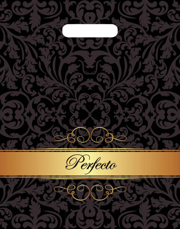 Пакет с вырубной ручкой 37х30+3 (90) Тико (Перфекто шайн), ВУР33753