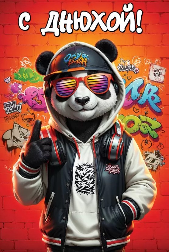 Открытка А5, 'С днем рождения', 1805037