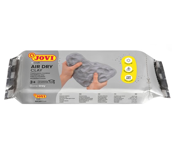 Паста для моделирования JOVI, отвердевающая, серый, 250 г, вакуумный пакет, 83G;244292