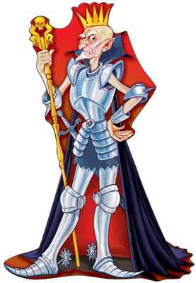 Плакат-вырубка А3 Сфера 'Кощей' с блестками, Ф-007081