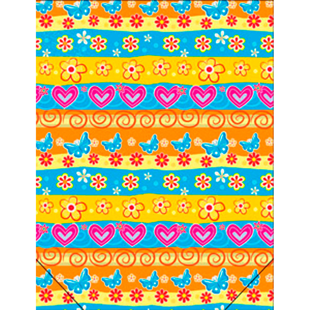 Мешок для обуви , 'Узоры с бабочками', 1 отделение, МО-0831