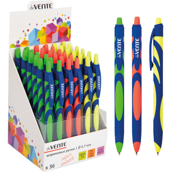 Ручка шариковая автоматическая deVENTE 'Rapido' d=0.7 мм., немец. чернила на масл. осн., 5070814