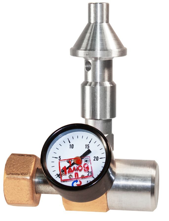 Редуктор гелиевый, БГО-ВШ1, с насадкой 60;40 и монометром, 1 шт 01710;0170