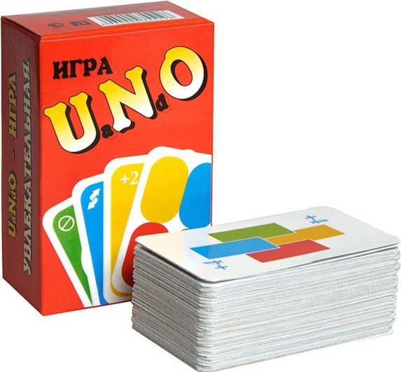 Карточная игра 'UNO', Задира-Плюс, в плёнке, 108 карт, 4607155194026