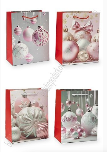 Пакет новогодний 18х23х10 см, 444-664