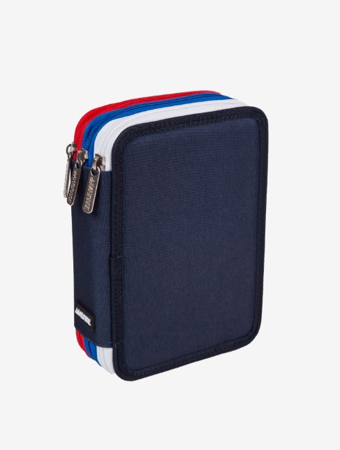 Пенал 'deVENTE. 3 Colors' 21x14,5x6,5 см, трехстворчатый прямоугольный для 68 предметов, 7013997