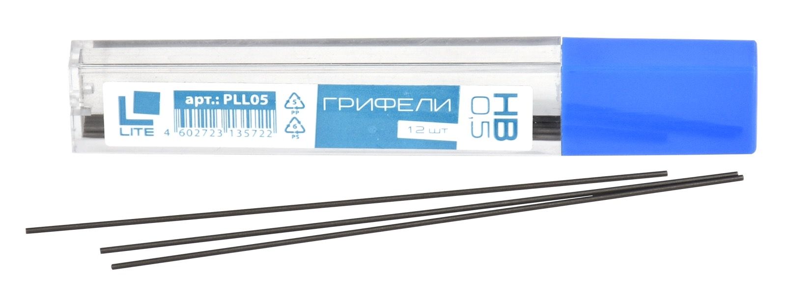 Грифель для механических карандашей 'Lite', HB , 0,5 мм, PLL05