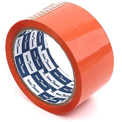 Скотч 50 мм х 60 м , 'Klebebander' красный 40 мкм, 128;36;6