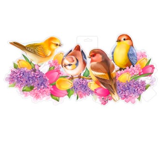 Плакат 'Птички на ветке', 59.409.00