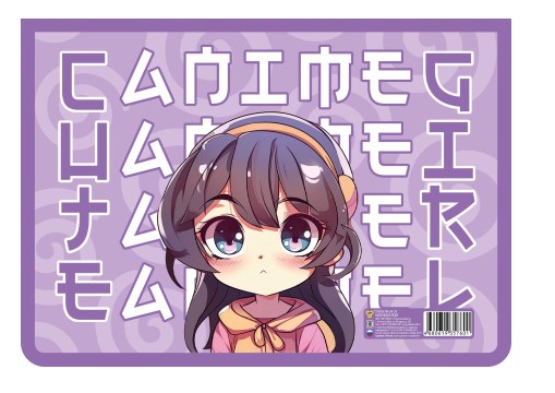 Папка для тетрадей, А4, пластиковая, молния сверху с дизайном, 'МАЛЕНЬКАЯ ЛЕДИ', ПМ-А4-29