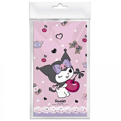 Скатерть одноразовая, 'Kuromi', 120х180, 311095