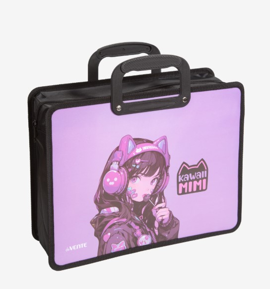 Папка для тетрадей, ИЗО и технологии 'deVENTE. Kawaii Mimi' A4 (33,5x26x10 см), 8057544