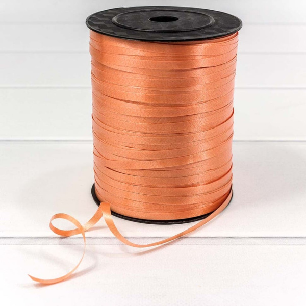 Лента OMG 'Персиковая', поли-н, в бобине, 0,5 см.х 450 м, OM500581;5