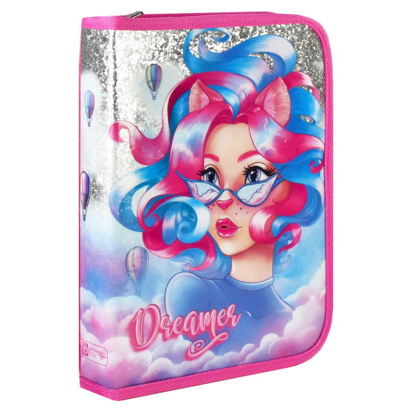 Пенал-органайзер 'Мечтательница', XXL , для канцелярских принадлежностей, 63175