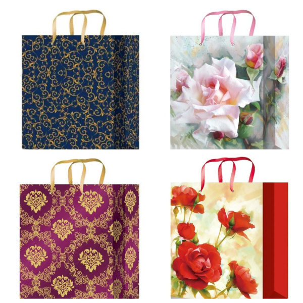 Пакет подарочный ламинированный , 180х227х100 , MC, MC050;044